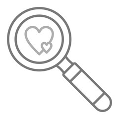 Search Greyscale Line Icon