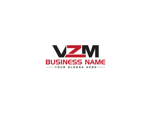 Minimalist VZM Logo Letter, Creative vzm Logo Icon Vector Image Art For Your Brand