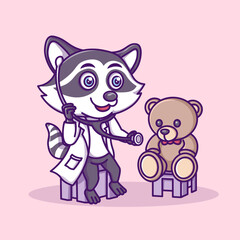 illustration of activities carried out by a doctor