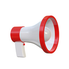 Megaphone icon design. 3D icon.