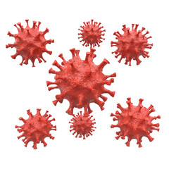 Virus 3D element.