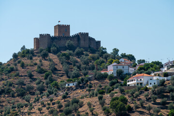 Fototapeta na wymiar Belver castle in the parish of Belver in the municipality of Gavião, Portugal
