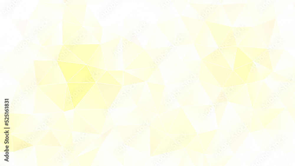 Poster very bright yellow polygon vector pattern background. abstract full frame 3d triangular low poly sty