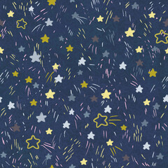 Night stars pattern