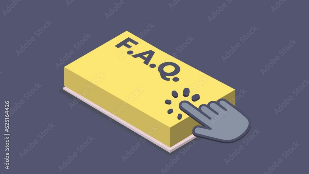 Poster Faq computer keyboard key. Keyboard keys icon button. Keys, button