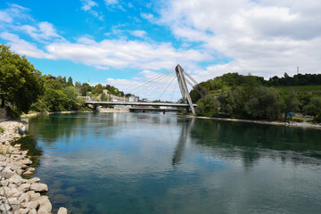 Fototapeta premium RENO-SCIAFFUSA RHEIN-SCHAFFHAUSEN