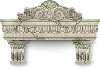 Cracked Marble Decor Element © Macrovector