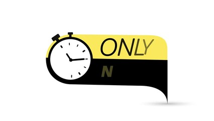 Only now word concept for social media landing page, template, ui, web, mobile app, poster, banner, flyer, background, gift card, coupon, label - Powered by Adobe