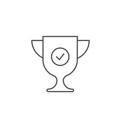 Trophy icons  symbol vector elements for infographic web