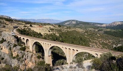 Obraz premium Varda Viaduct is a railway viaduct situated at Hacıkırı (Kıralan) village in Karaisalı district of Adana Province in southern Turkey