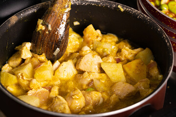 various traditional Tunisian dish with various ingredients of the country