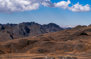 Andes mountains in Cochabamba Bolivia