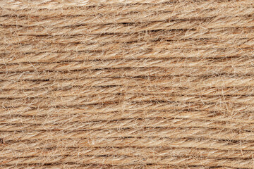 Vintage shaggy pile rope, texture for background