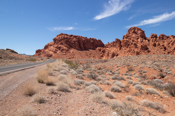 Aztec sandstone at Valley of Fire State Park in Nevada, USA
