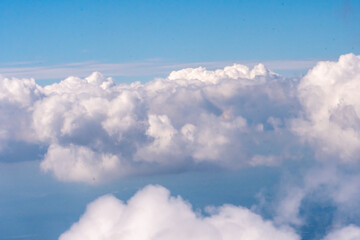 Aerial view of clouds 