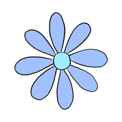 Blue Flowers Design Very Cool
