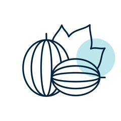 Gooseberries isolated design vector icon