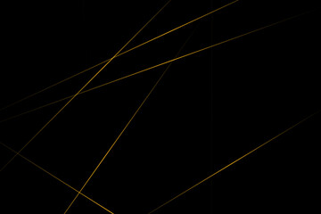 Abstract black with gold lines, triangles background modern design. Vector illustration EPS 10.