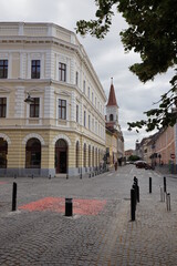 Naklejka premium Sibiu Center Romania 