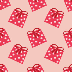 cute chrismas seamless pattern for wrapping paper