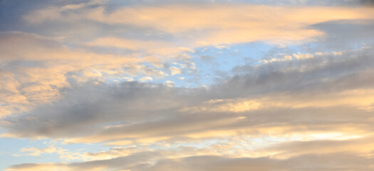 Naklejka na ściany i meble Abstract image of clouds at sunset