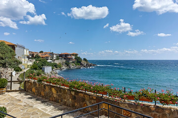 Street and Building at Old town of Sozopol, Bulgaria