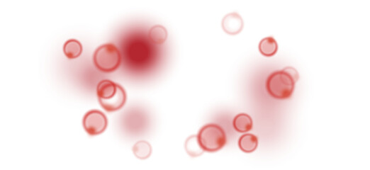 red abstract background dots as blood cells or dramatic red colored creative background 3d-illustration