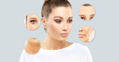 Effects of ageing,Frown scowl lines ,Nasolabial folds,Neck ,Under eye circles,neck lines. Plastic...