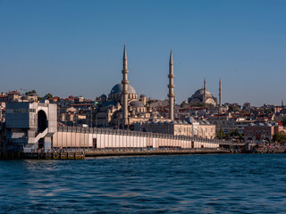Fototapeta na wymiar Istanbul's magnificent view of the Bosphorus. Istanbul Turkey 05.07.2022