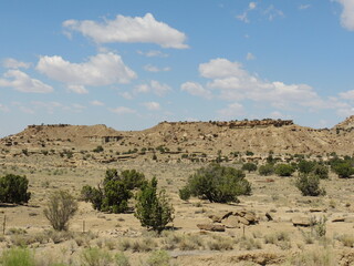 landscape of the mountains