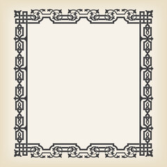 Decorative seamless border