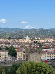Fototapeta premium Ausblick über Florenz