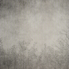 植物のあるグレーの背景