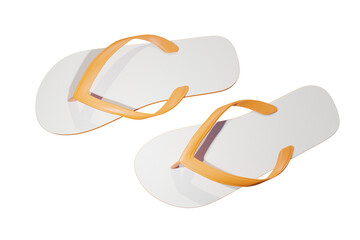 Realistic 3D Slippers Element