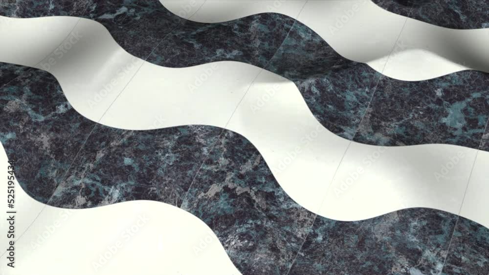 Aufkleber abstract striped fabric in rippling motion. motion. wavy lines pattern of a moving cloth.