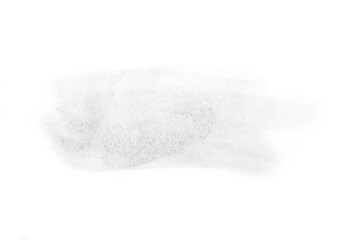 wet stain of gray paint