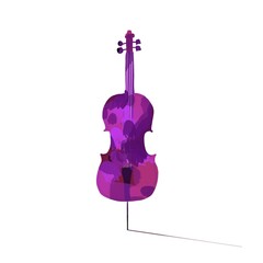 Cello isolated on white © Jo