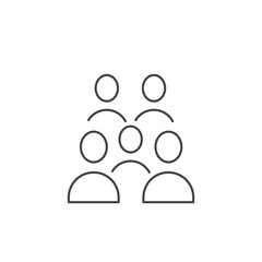 Crowd of people icons  symbol vector elements for infographic web