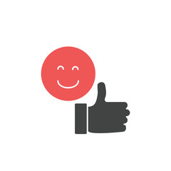 Happy face, smiley face icons  symbol vector elements for infographic web