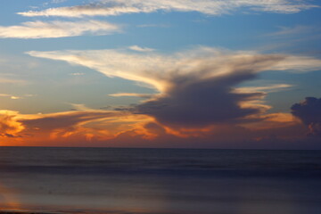 Obraz na płótnie Canvas Beach Summer Sunrise at Cape Canaveral, Florida
