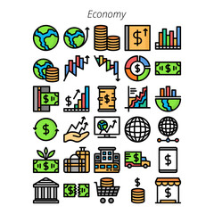 Economy icon pack