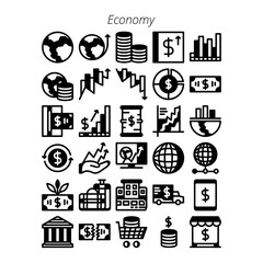 Economy icon pack