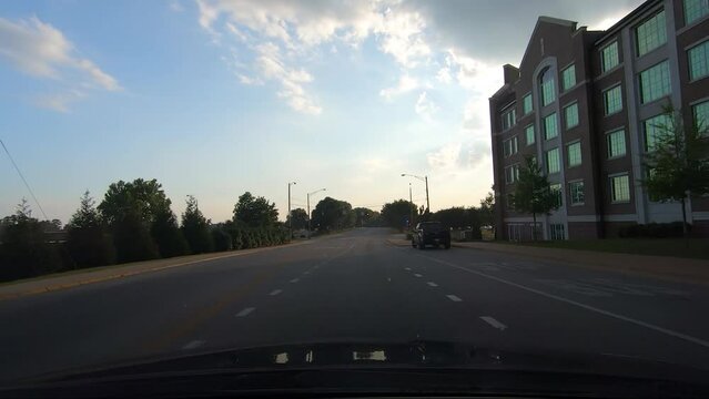 Driving Through The Auburn University Campus