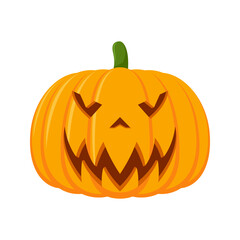 Halloween Pumpkin isolated on white background