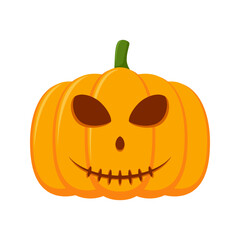 Halloween Pumpkin isolated on white background