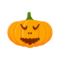Halloween Pumpkin isolated on white background