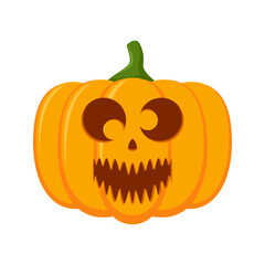 Halloween Pumpkin isolated on white background