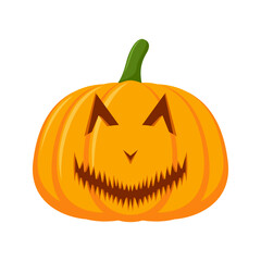 Halloween Pumpkin isolated on white background