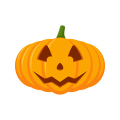 Halloween Pumpkin isolated on white background