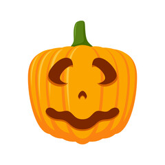 Halloween Pumpkin isolated on white background